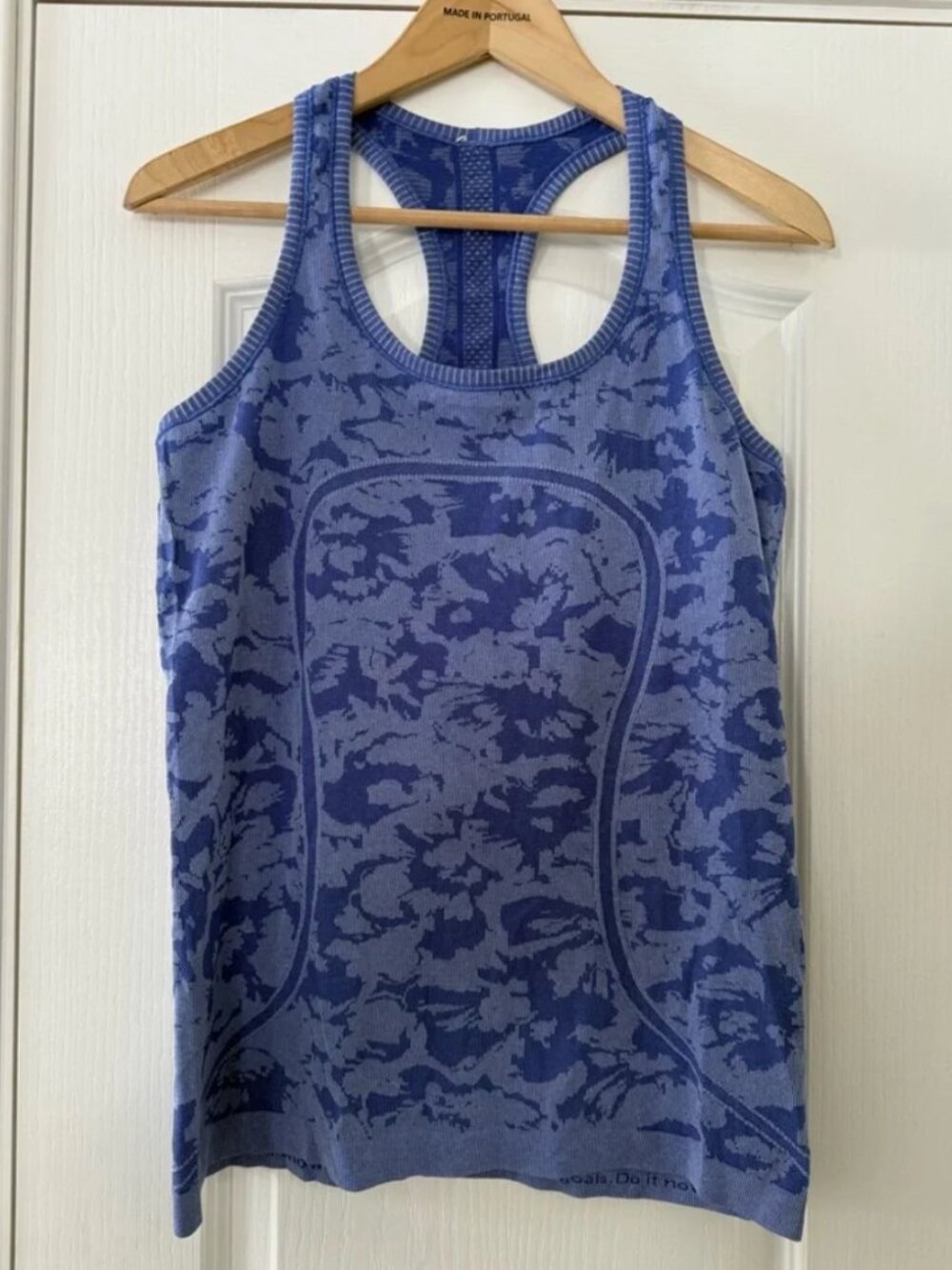 Lululemon Swiftly Tech Racerback Heathered Saphire Blue 10 - Picture 7 of 9